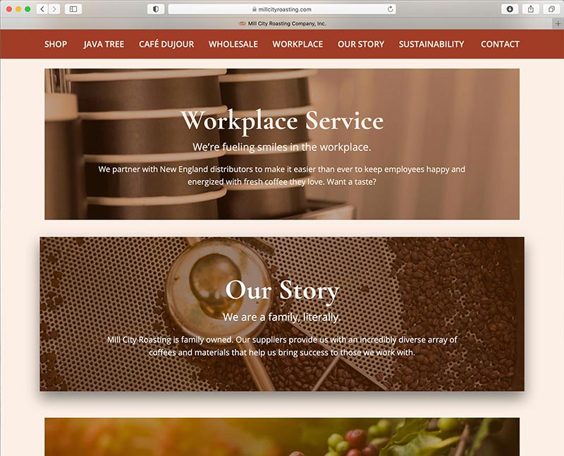 Mill City Responsive Website