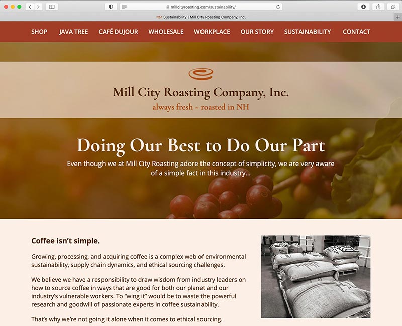 Mill City Responsive Website