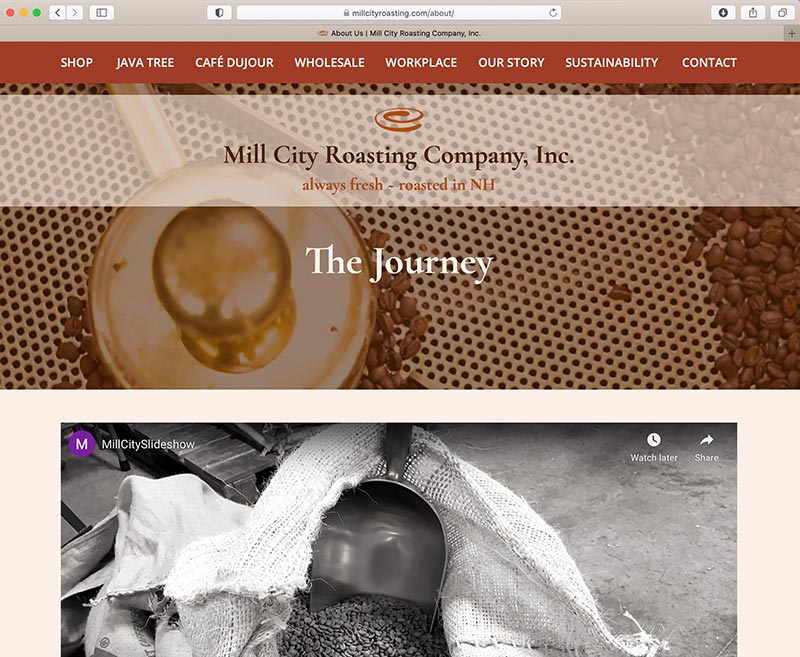 Mill City Responsive Website